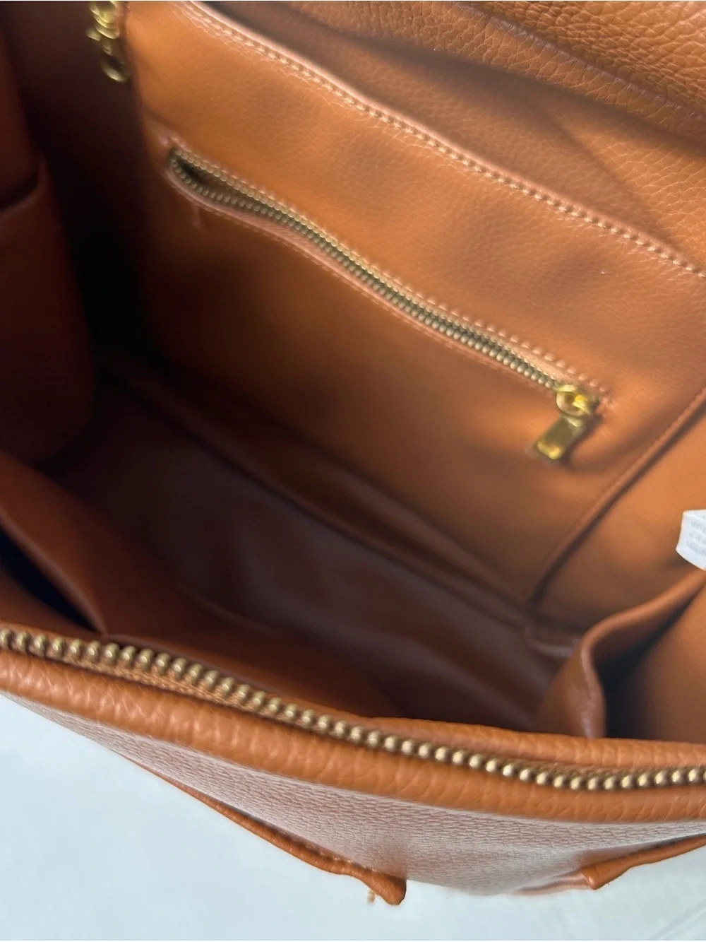 Fawn Design Brown Leather Baby Bag